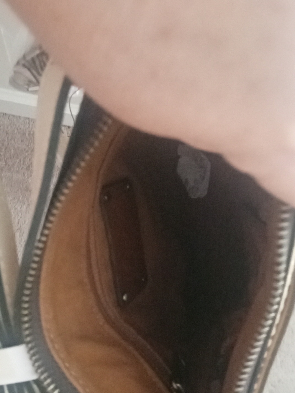 Patricia Nash Cream Crossbody with Parchment Paris Strawberry Print - Picture 4 of 4